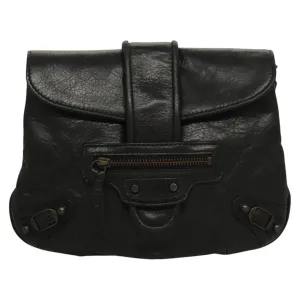 Balenciaga Leather Clutch Bag (Pre-Owned)