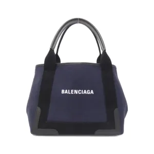 Balenciaga Navy Canvas Handbag (Pre-Owned)