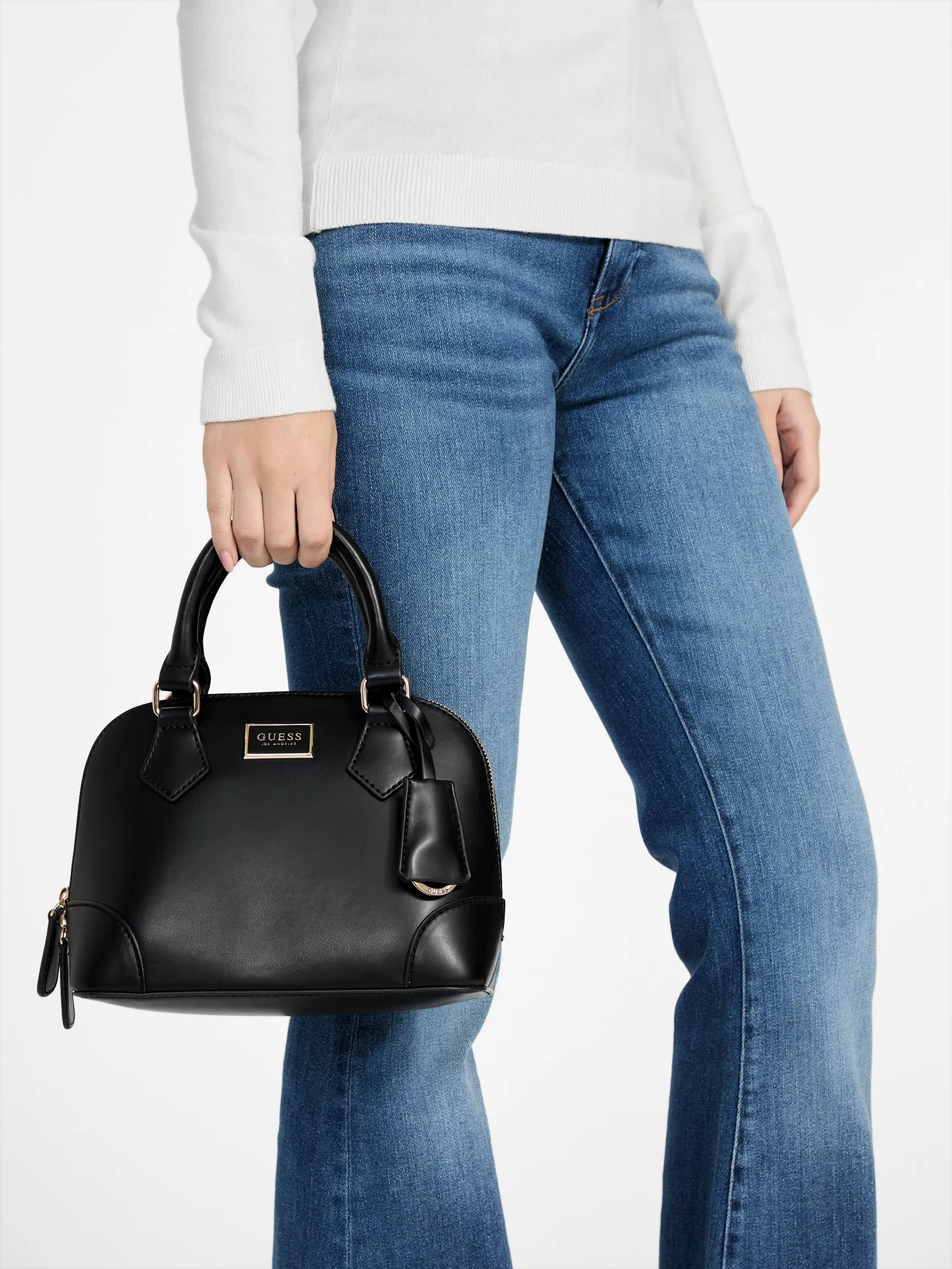 Balgaire Quilted Dome Satchel