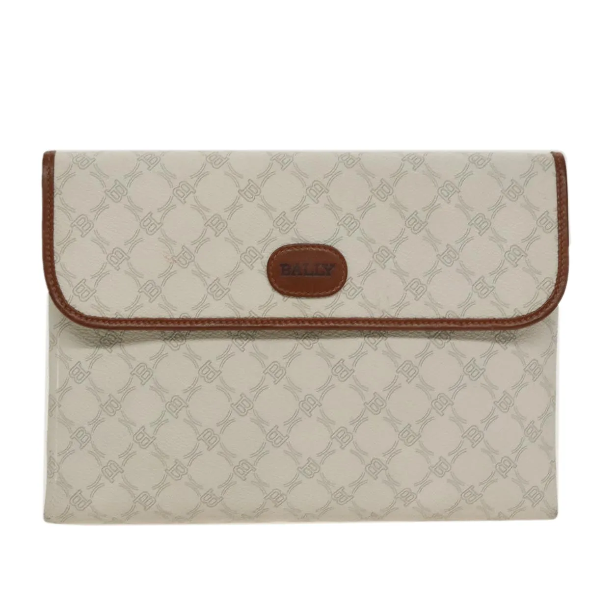 Bally  Canvas Clutch Bag (Pre-Owned)