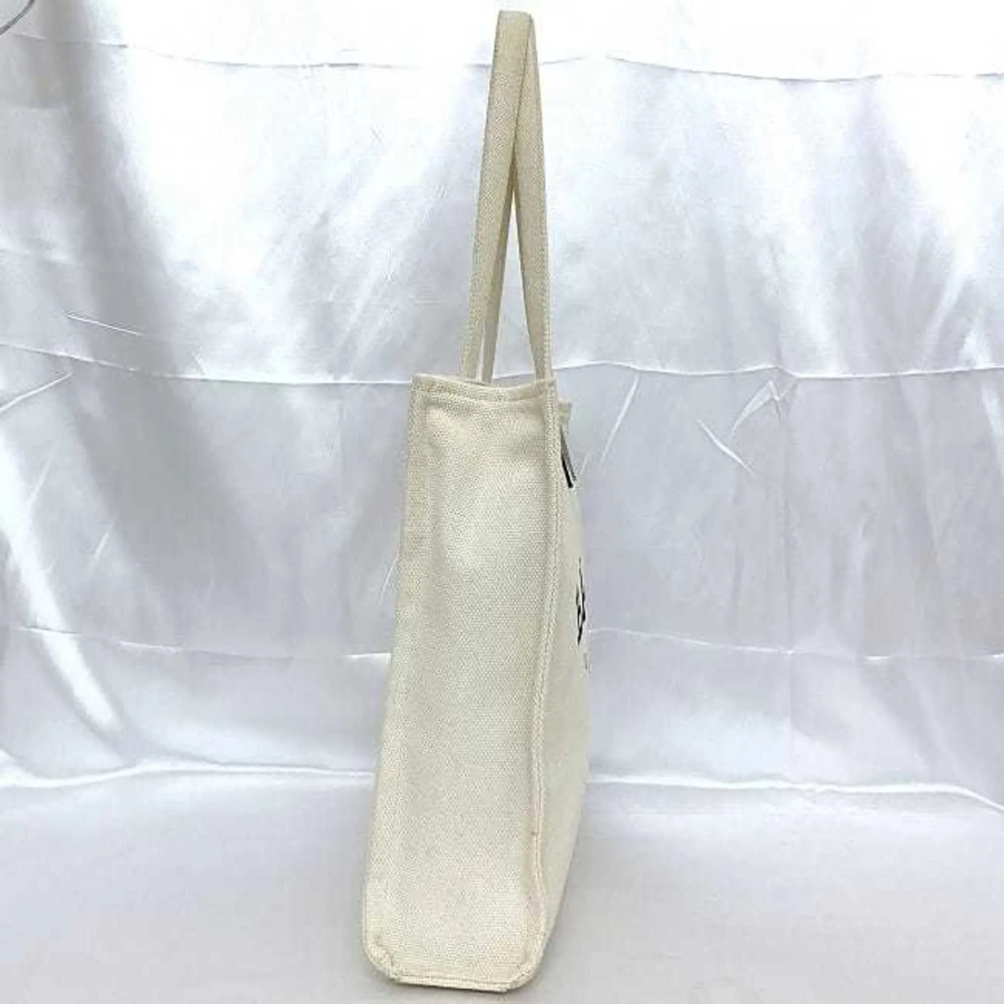 Bally   Cotton Canvas Leather Tote Bag (Pre-Owned)