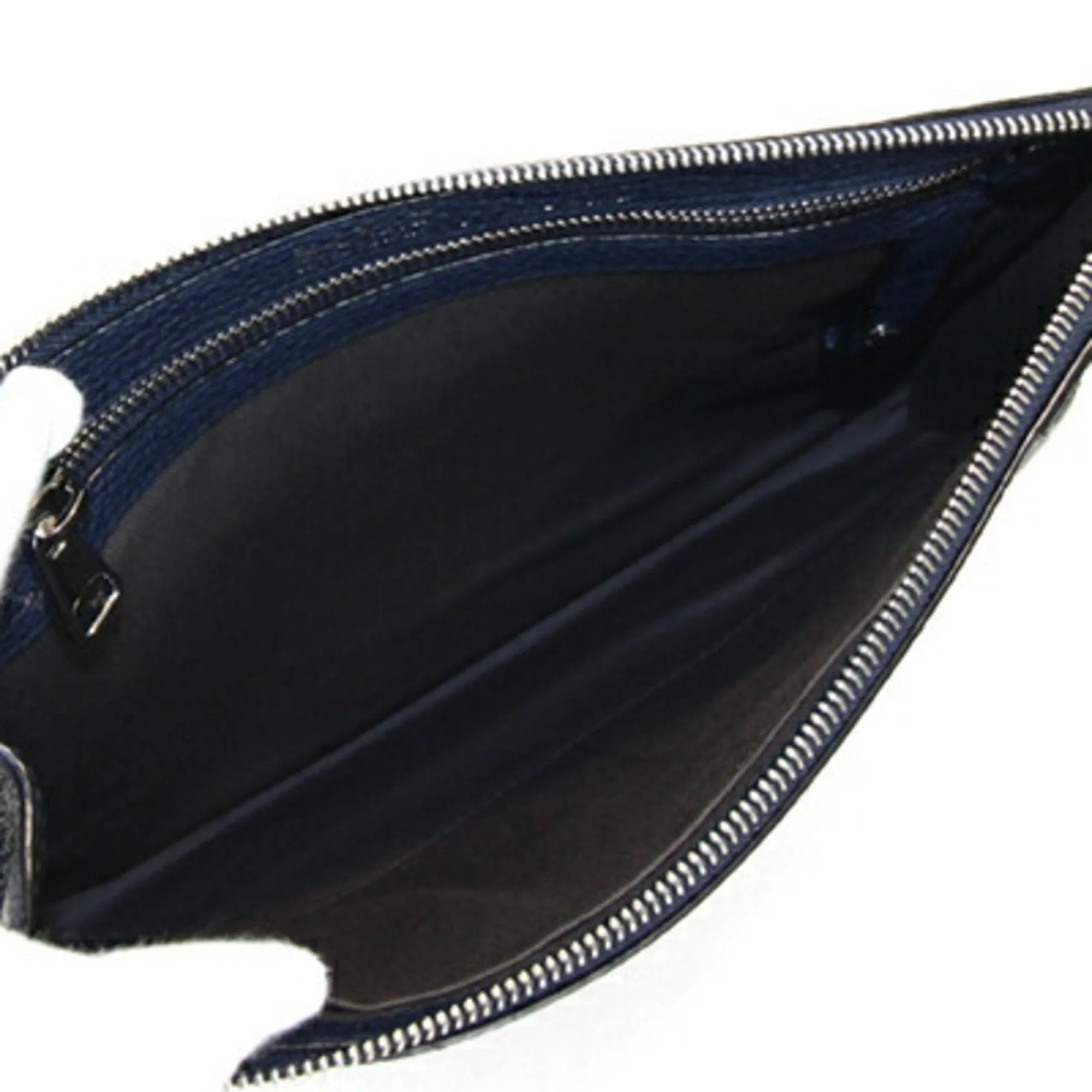 Bally Leather Clutch Bag Pouch (Pre-Owned)