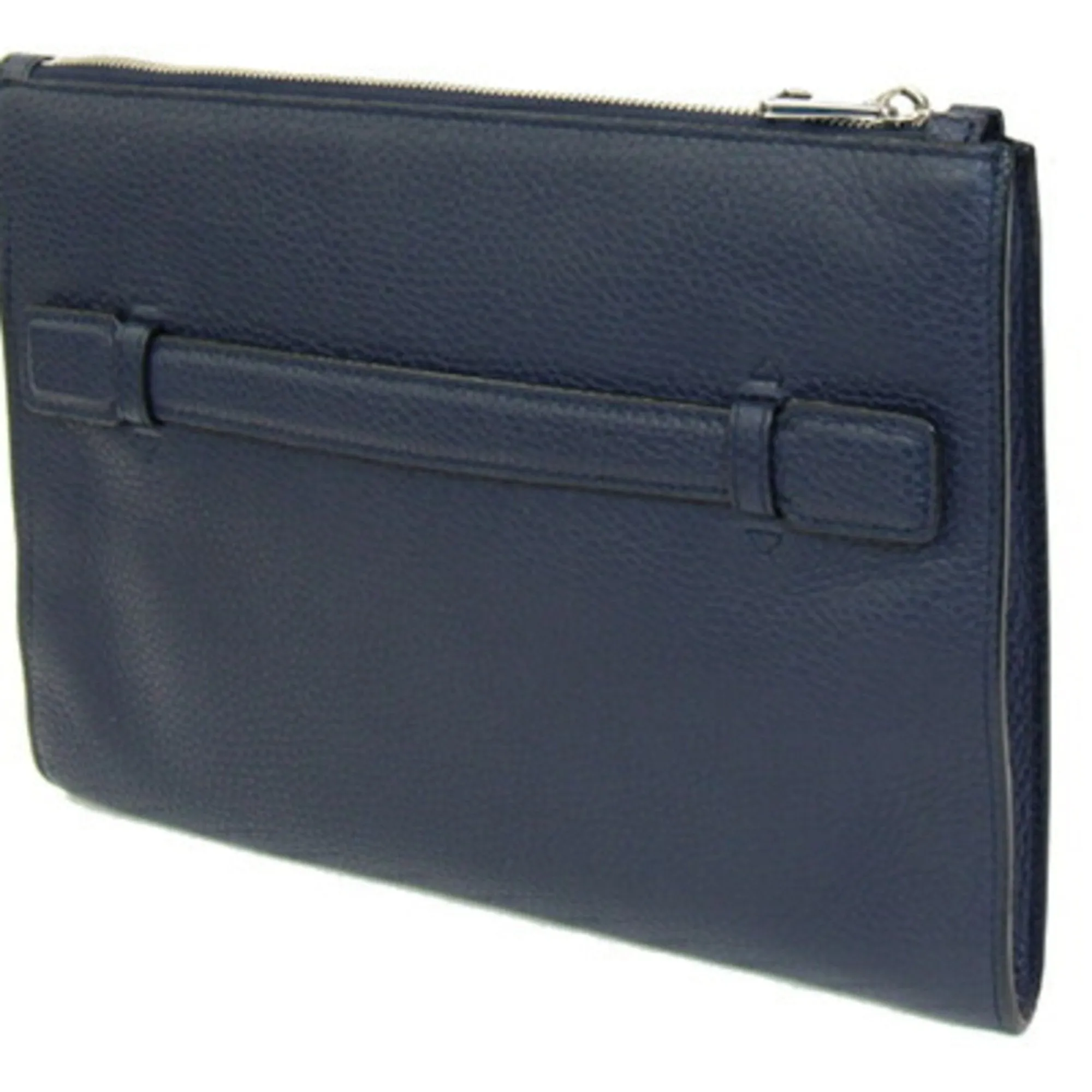 Bally Leather Clutch Bag Pouch (Pre-Owned)