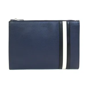 Bally Leather Clutch Bag Pouch (Pre-Owned)
