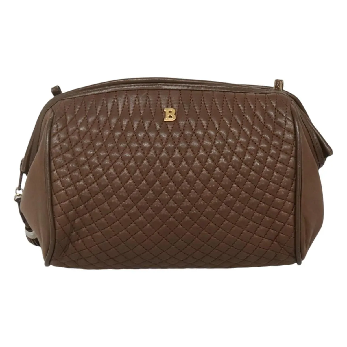 Bally Leather Clutch Bag (Pre-Owned)
