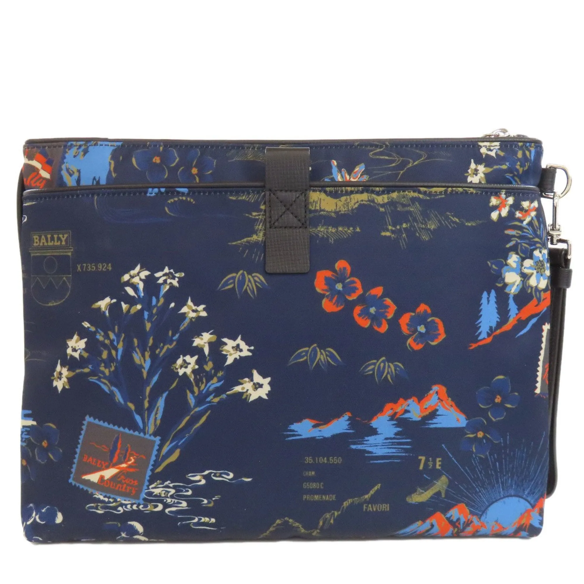 Bally Nylon Clutch Bag (Pre-Owned)