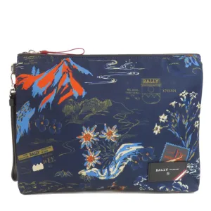 Bally Nylon Clutch Bag (Pre-Owned)