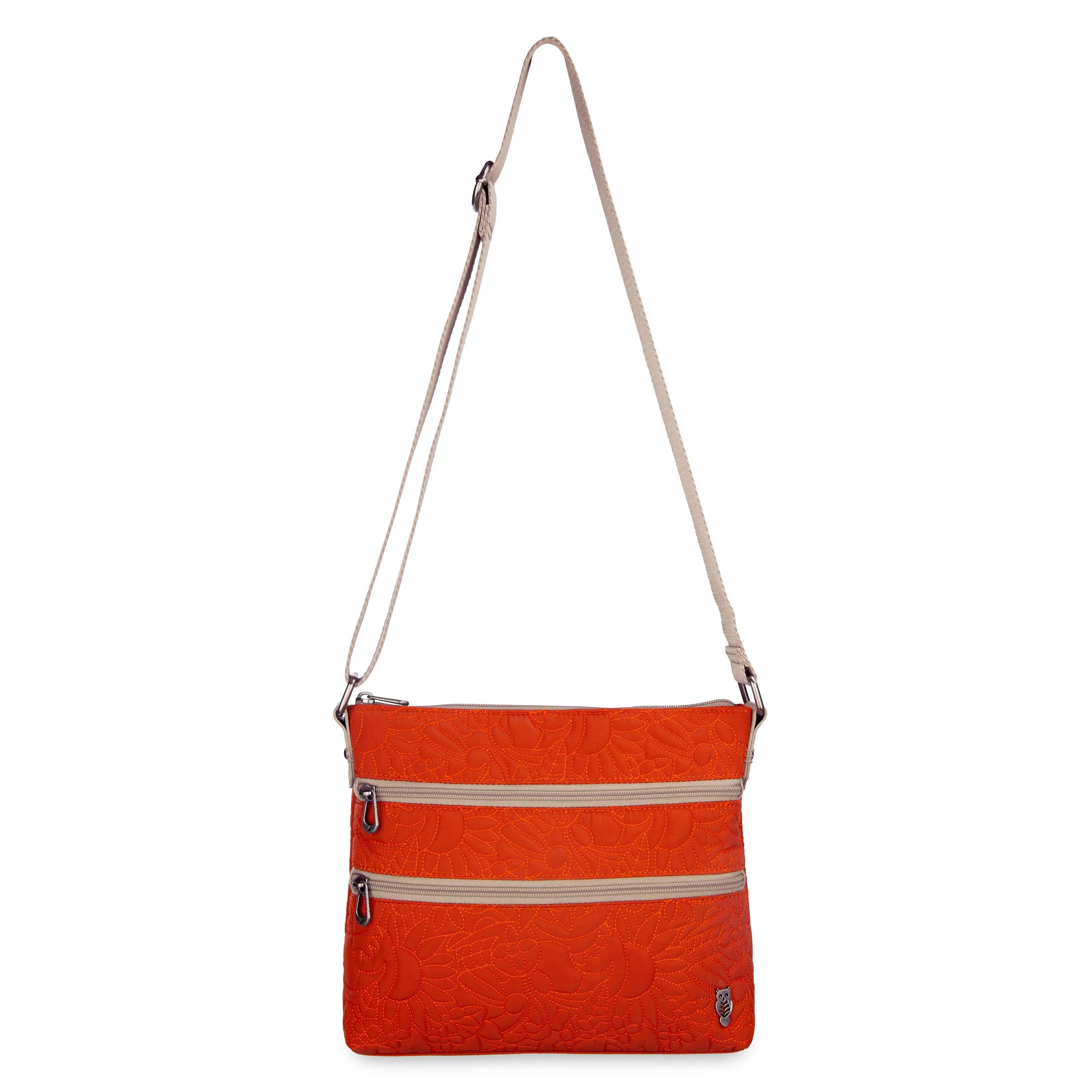 Basic Crossbody - EcoTwill - Cayenne Spirit Desert Quilted