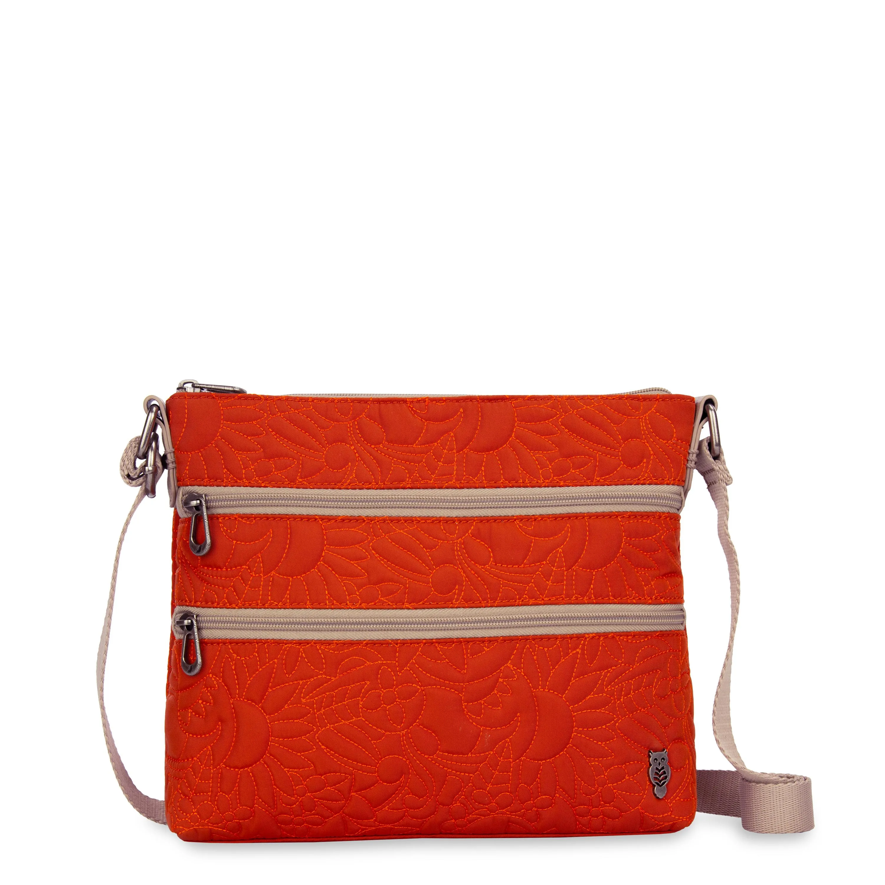 Basic Crossbody - EcoTwill - Cayenne Spirit Desert Quilted