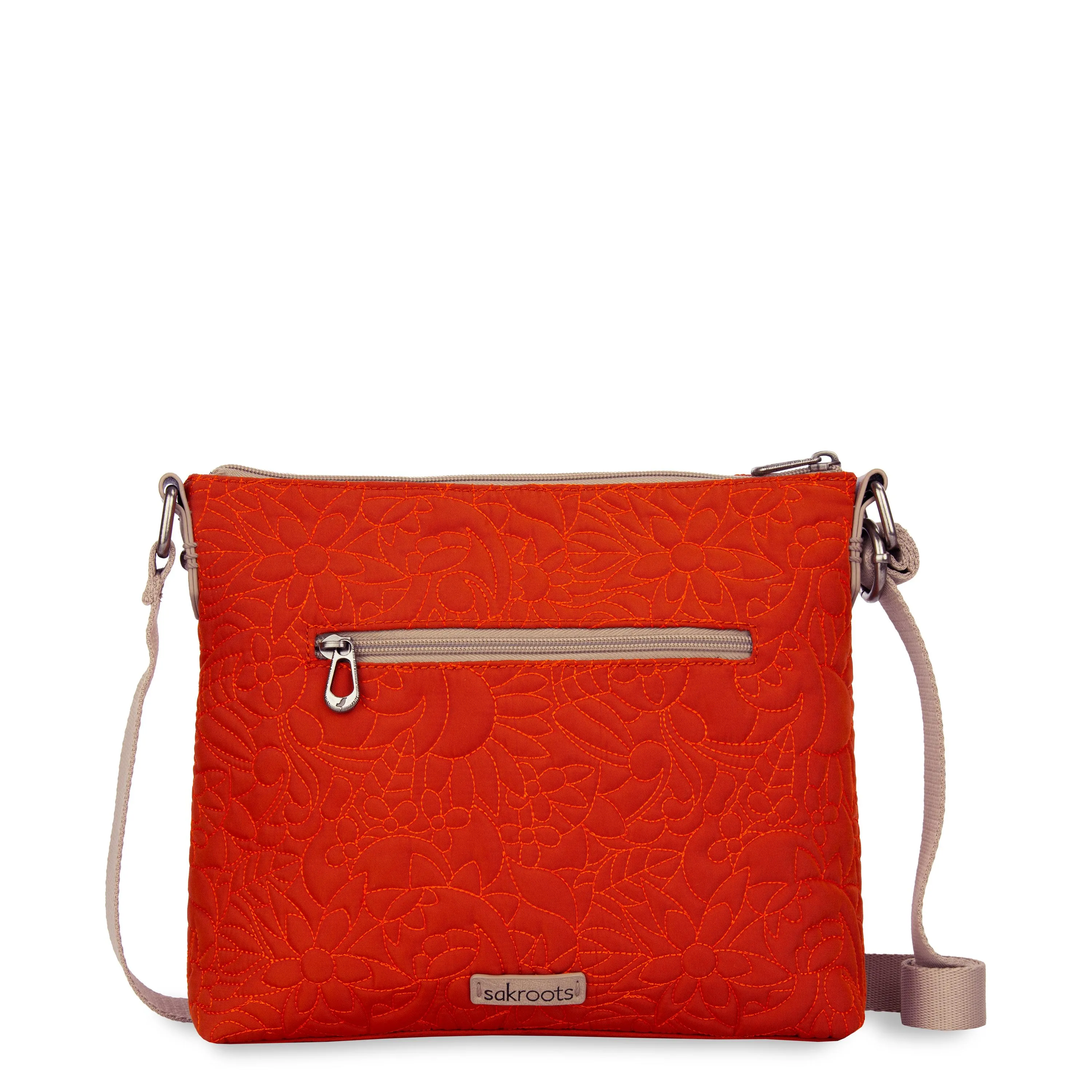 Basic Crossbody - EcoTwill - Cayenne Spirit Desert Quilted