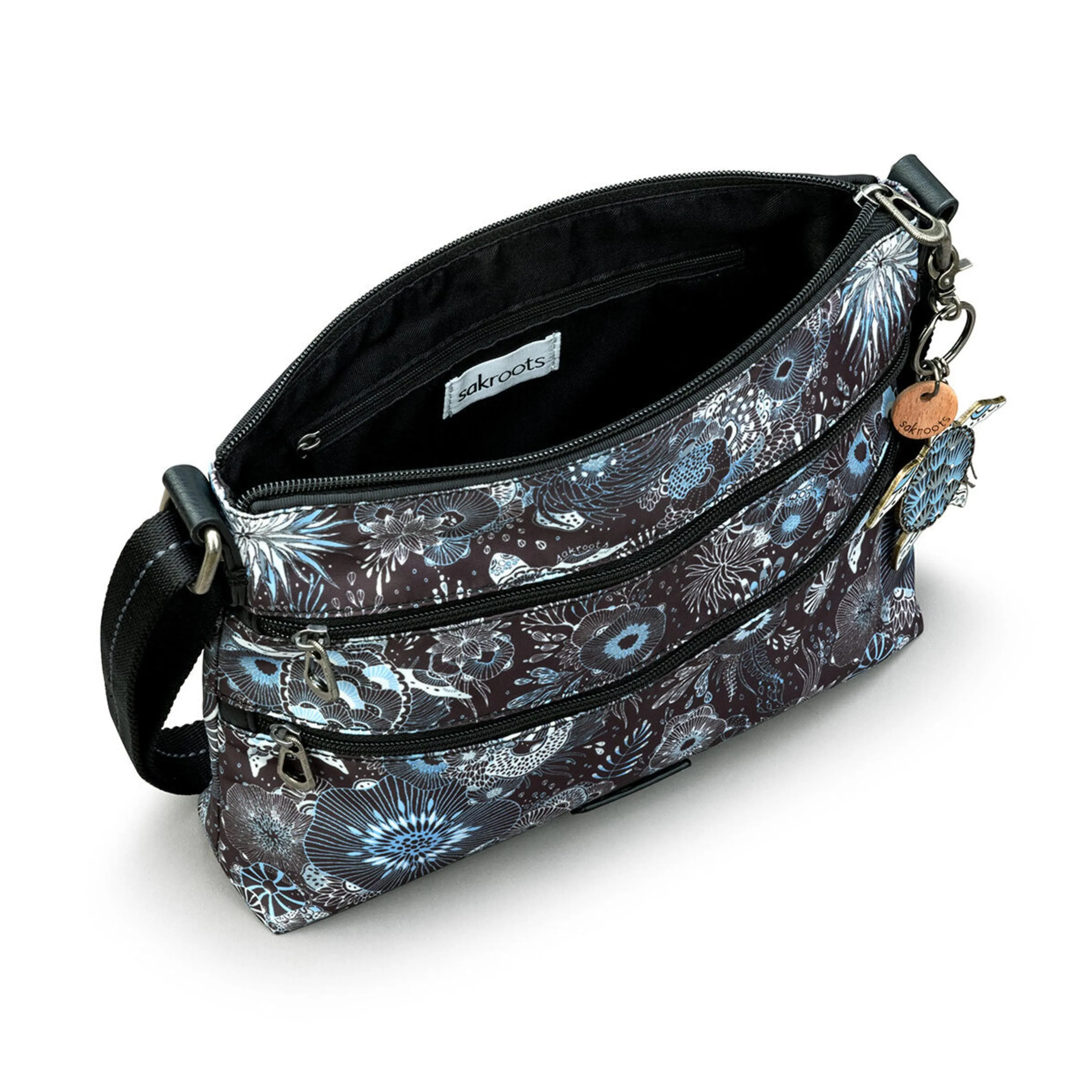 Basic Crossbody - EcoTwill - Midnight Seascape