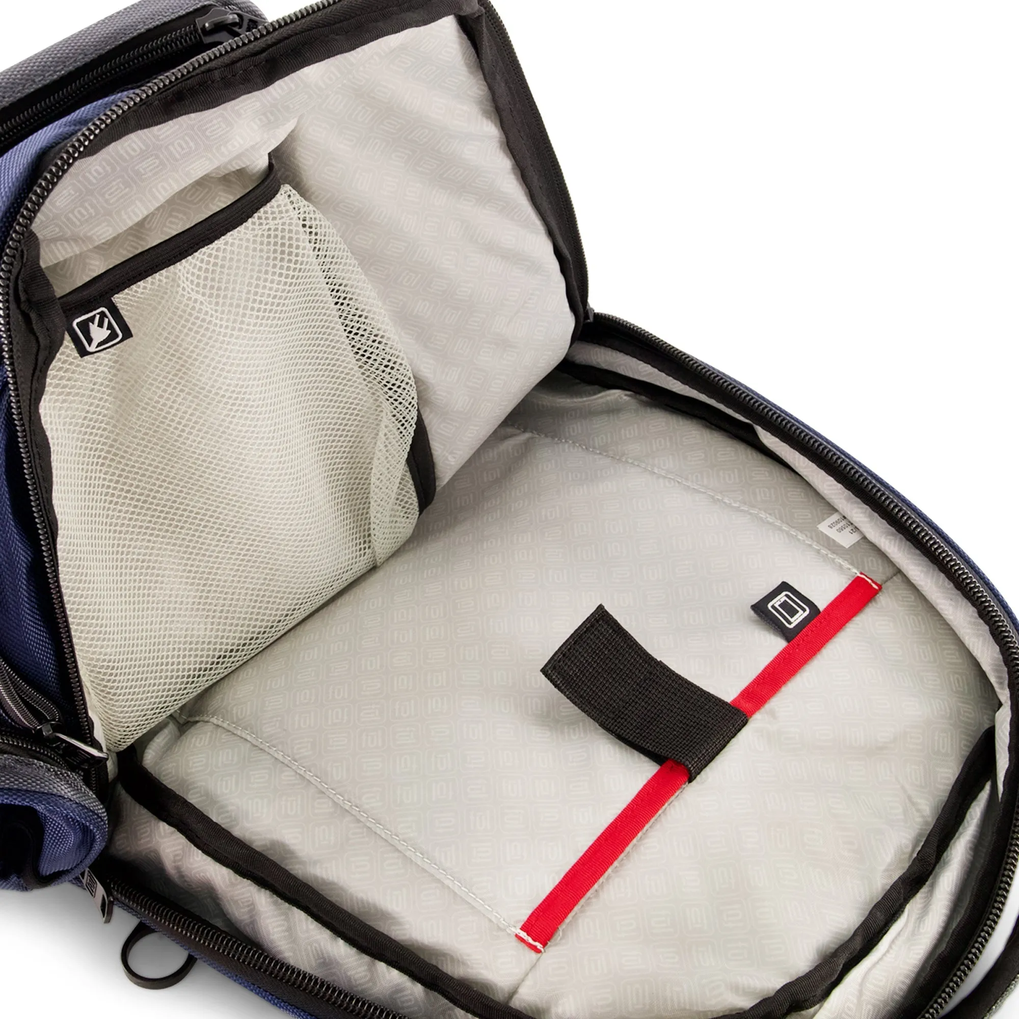 Big Easy Water Resistant 17" FL Backpack Navy Grey