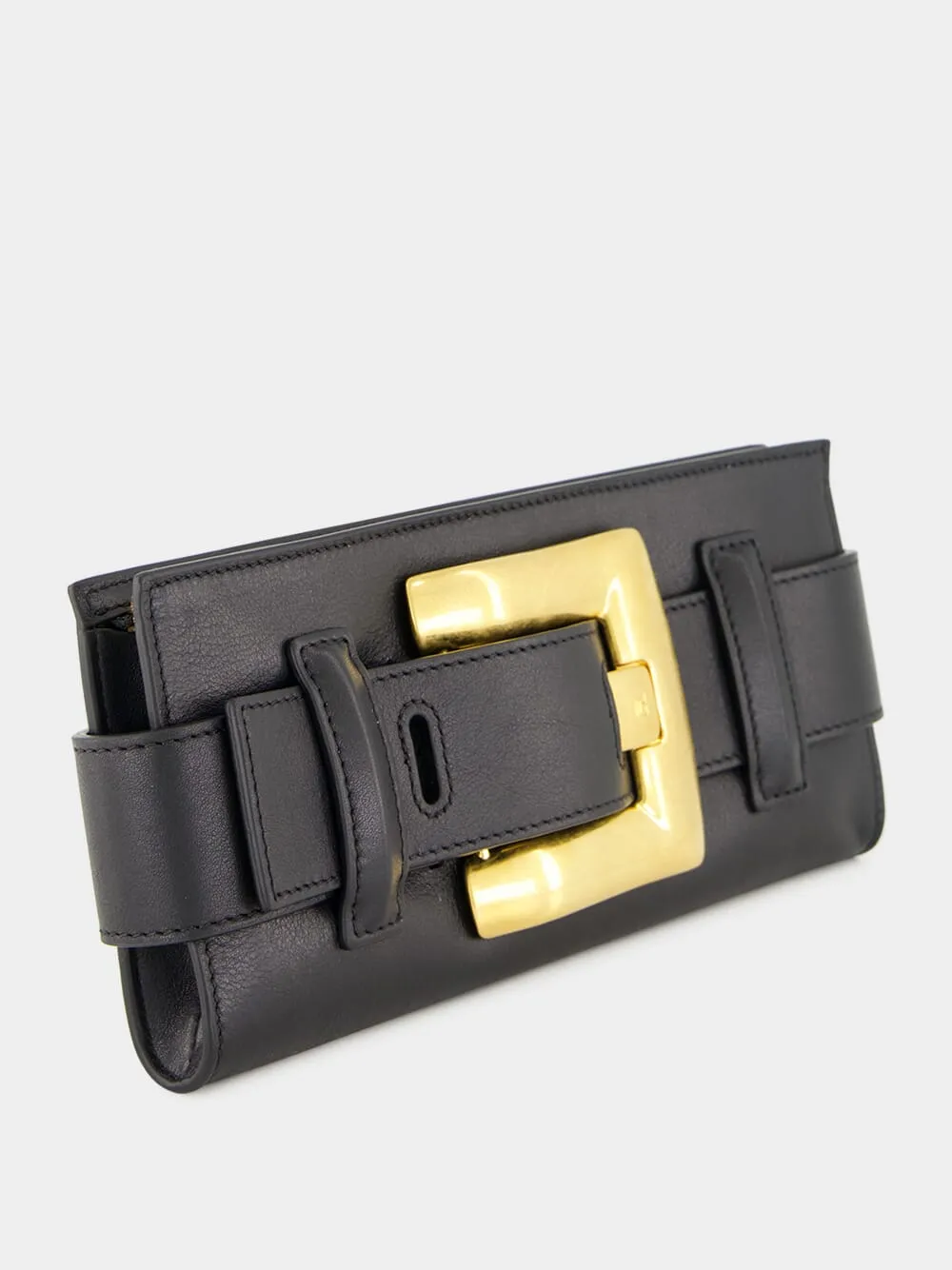 Black Anthem Calfskin Clutch Bag