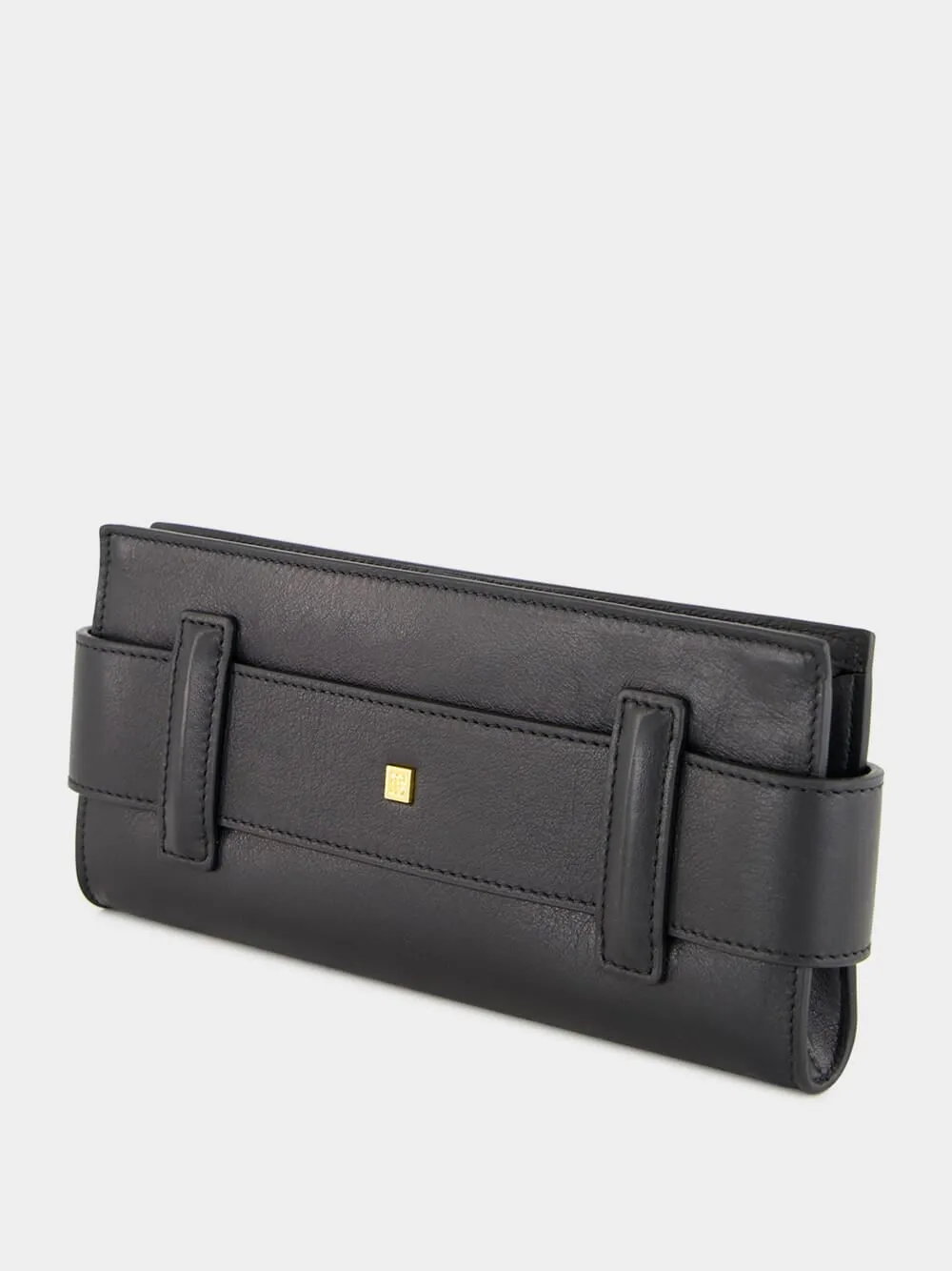 Black Anthem Calfskin Clutch Bag