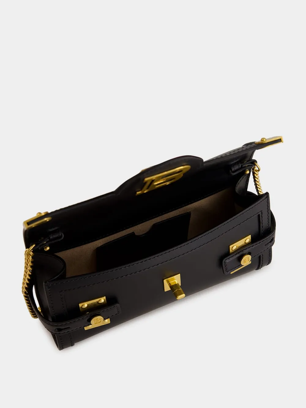 Black B-Buzz 23 Calfskin Pouch