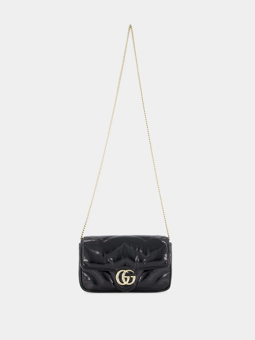 Black GG Marmont Mini Bag
