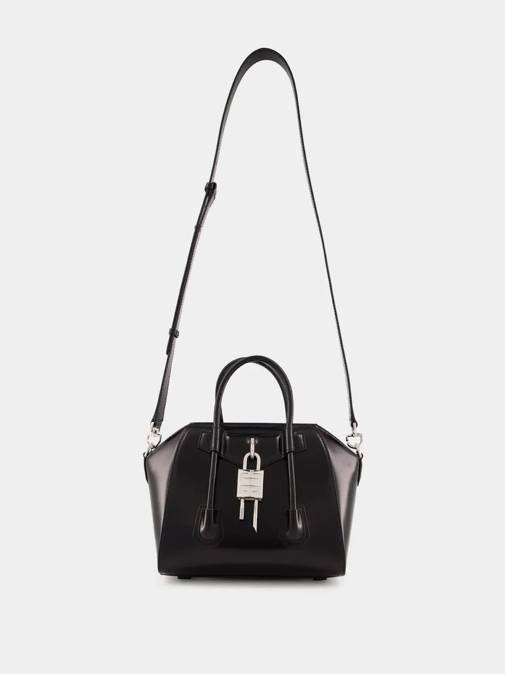 Black Mini Antigona Lock Bag