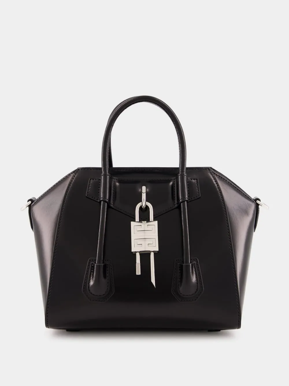 Black Mini Antigona Lock Bag