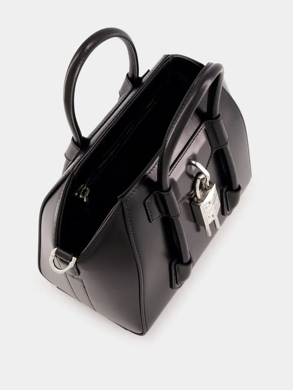 Black Mini Antigona Lock Bag