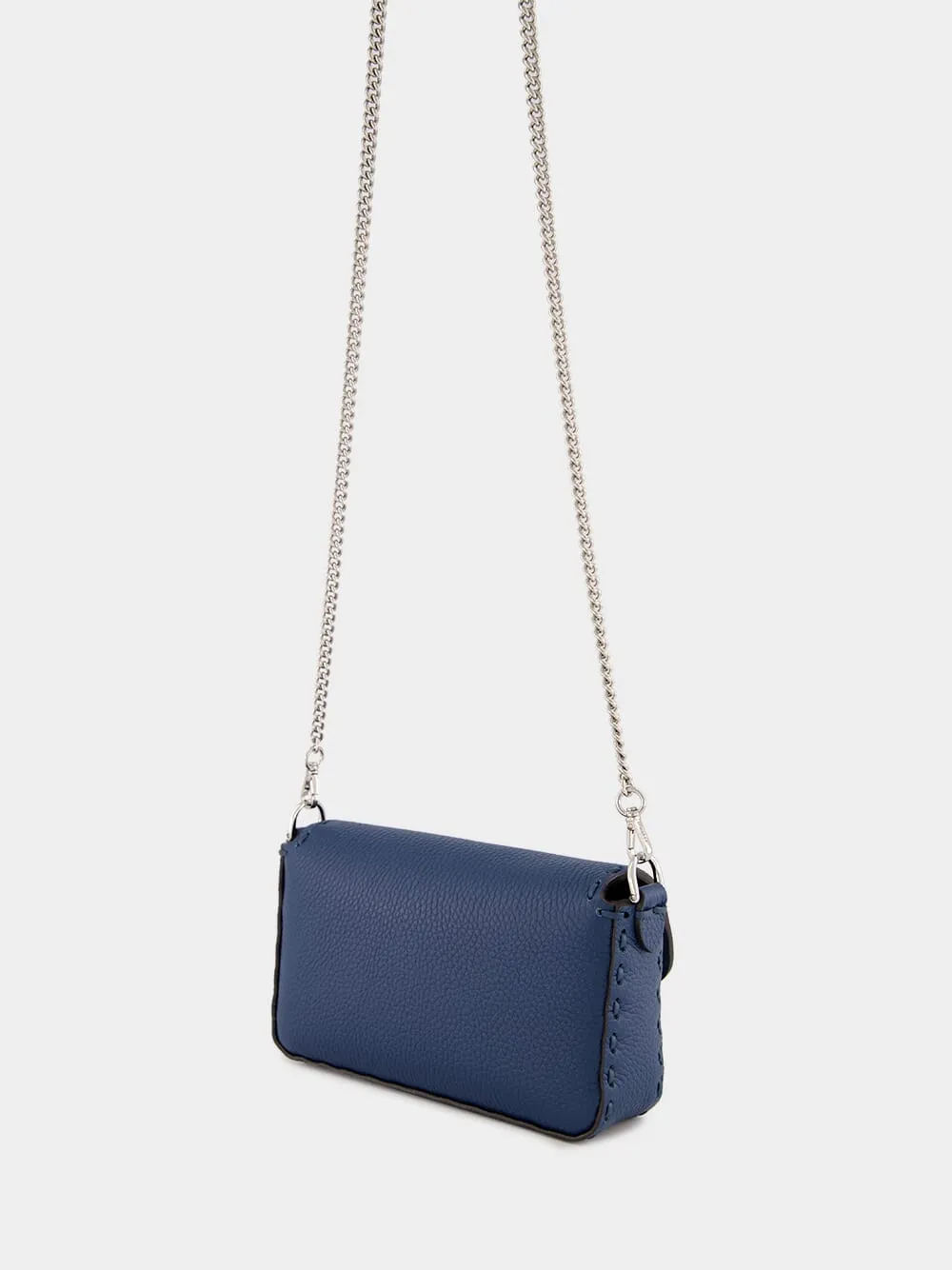 Blue Selleria Mini Baguette Bag