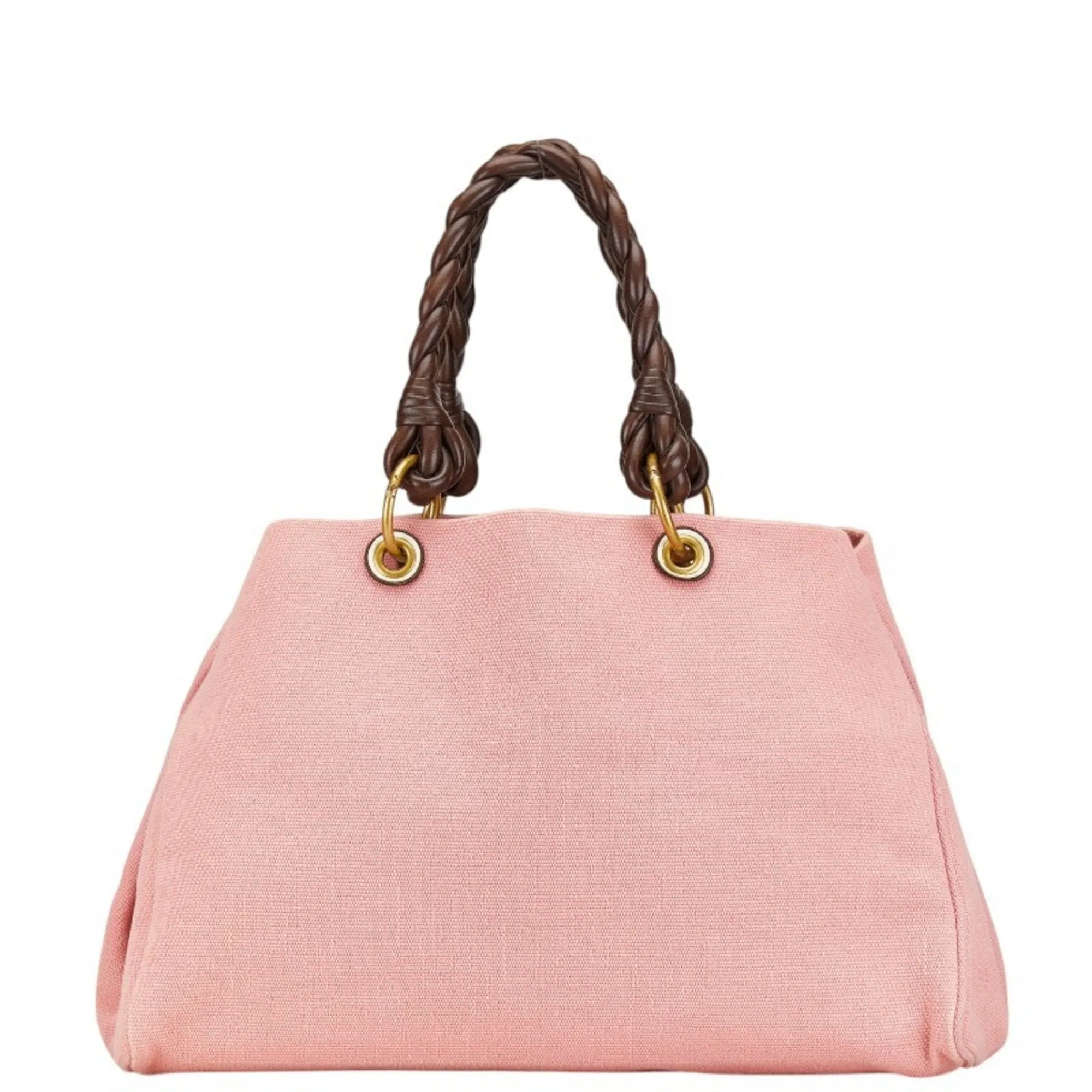 Bottega Veneta Cabas Canvas Tote Bag (Pre-Owned)