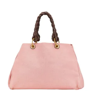 Bottega Veneta Cabas Canvas Tote Bag (Pre-Owned)