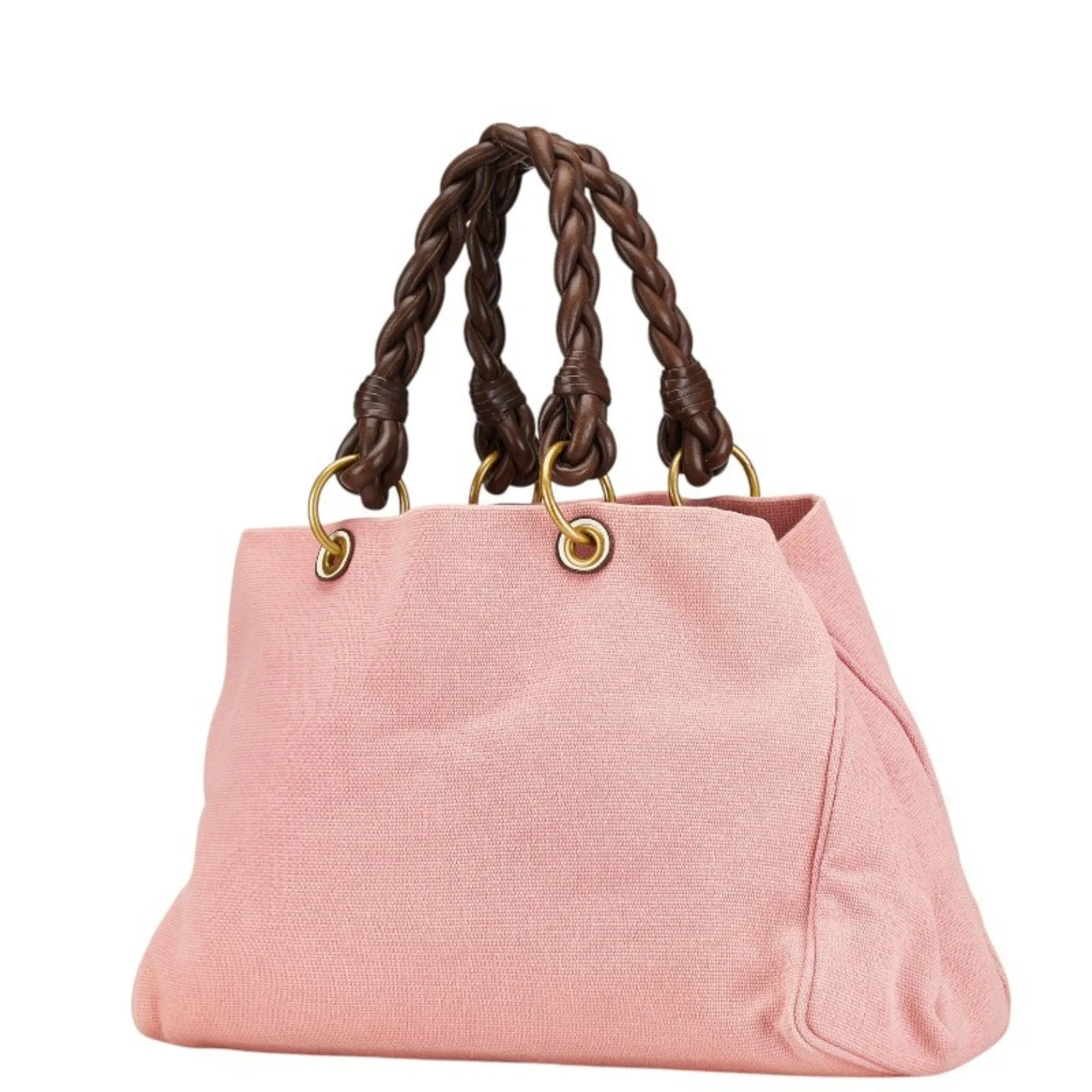 Bottega Veneta Cabas Canvas Tote Bag (Pre-Owned)