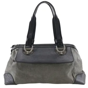 Bottega Veneta  Canvas Leather Tote Bag (Pre-Owned)