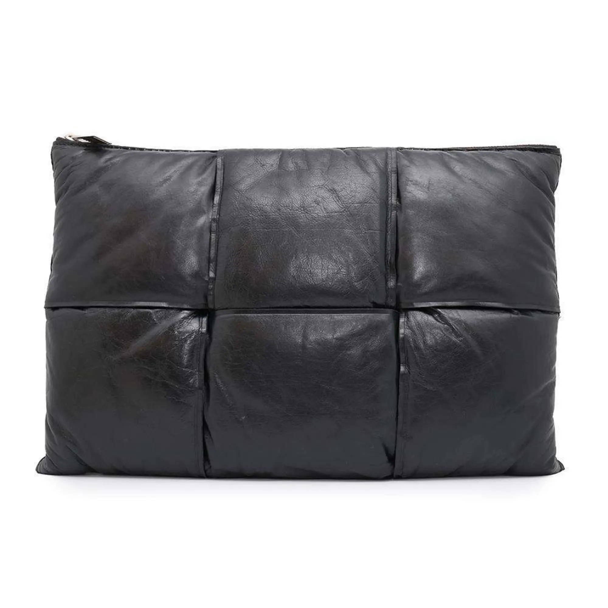 Bottega Veneta Intrecciato Leather Clutch Bag (Pre-Owned)