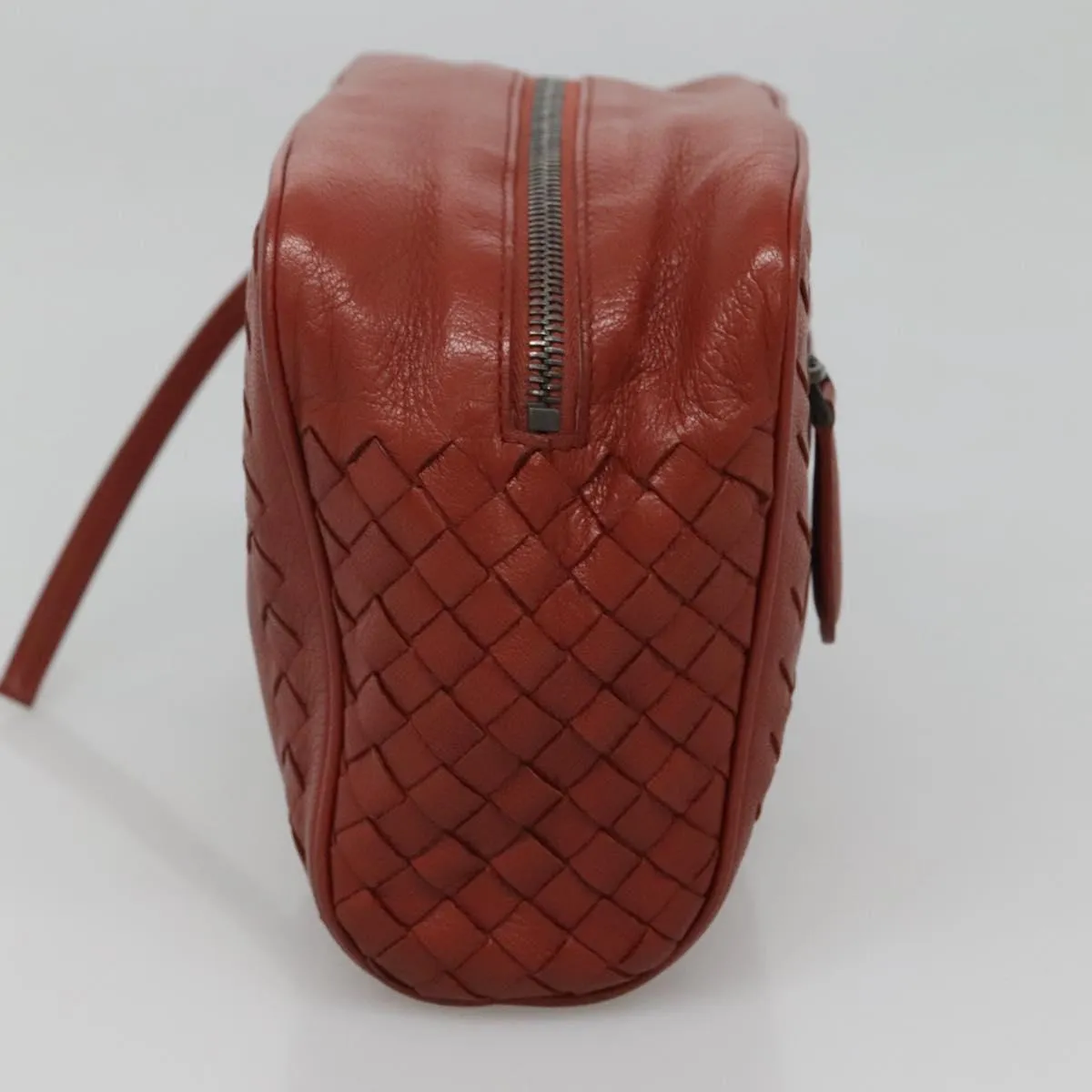 Bottega Veneta Intrecciato Leather Clutch Bag (Pre-Owned)
