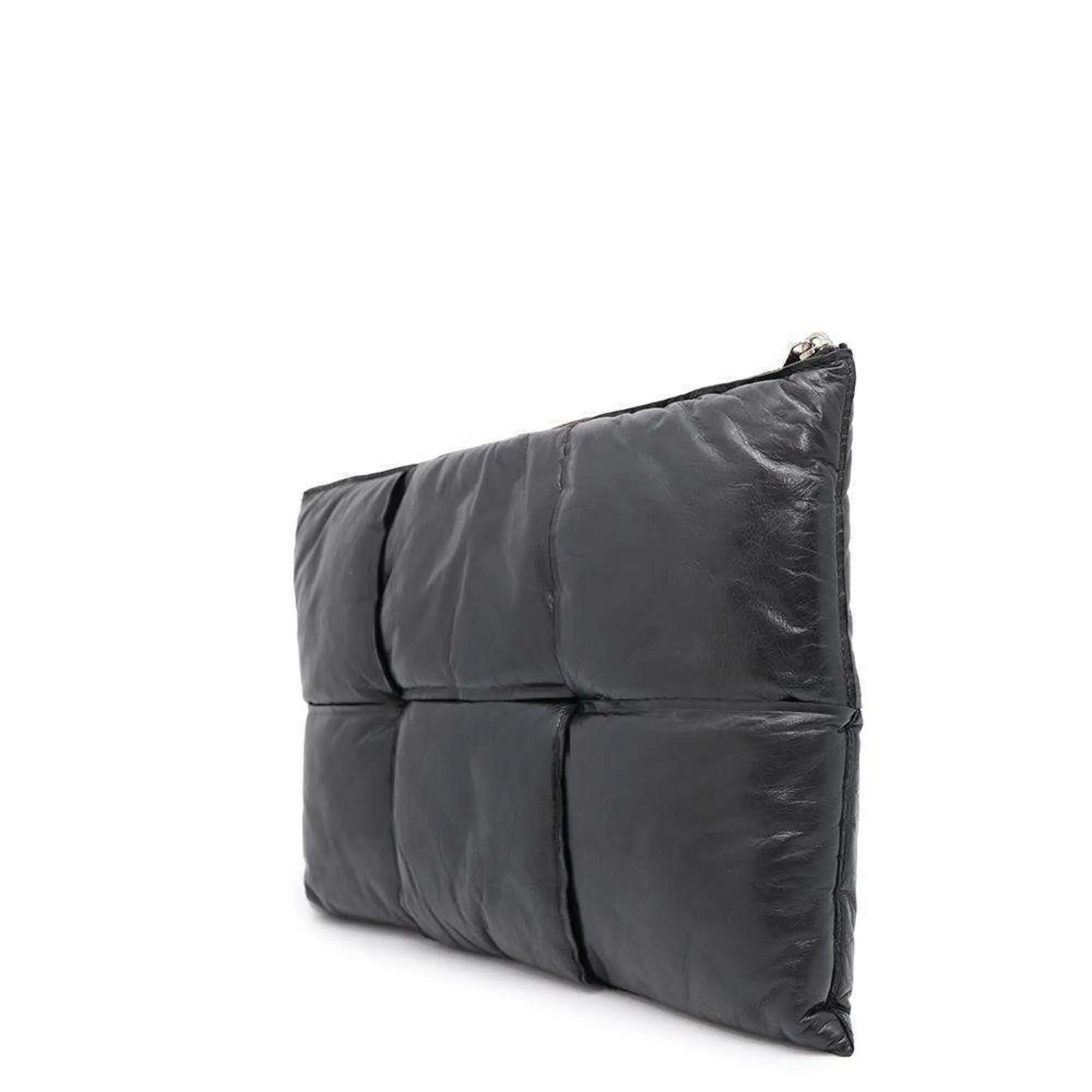 Bottega Veneta Intrecciato Leather Clutch Bag (Pre-Owned)