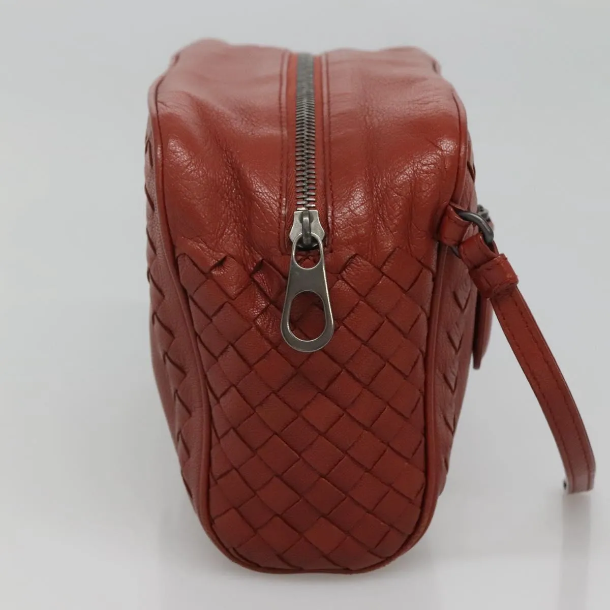 Bottega Veneta Intrecciato Leather Clutch Bag (Pre-Owned)