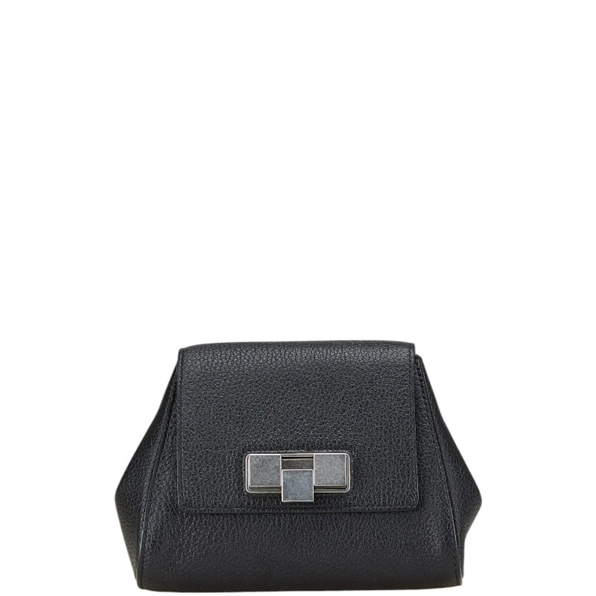 Bottega Veneta Leather Clutch Bag (Pre-Owned)