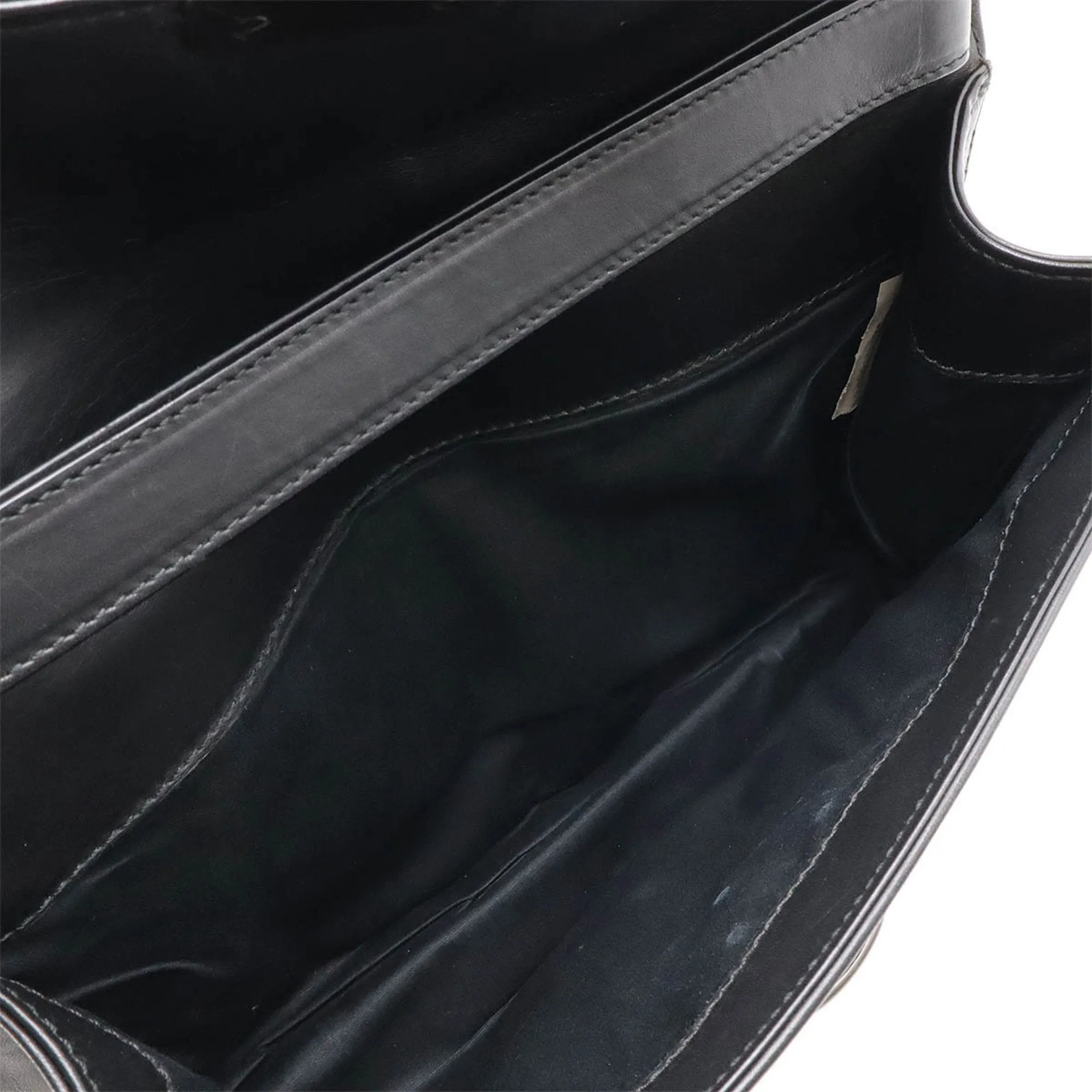 Bottega Veneta Leather Clutch Bag (Pre-Owned)