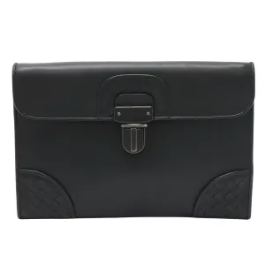 Bottega Veneta Leather Clutch Bag (Pre-Owned)