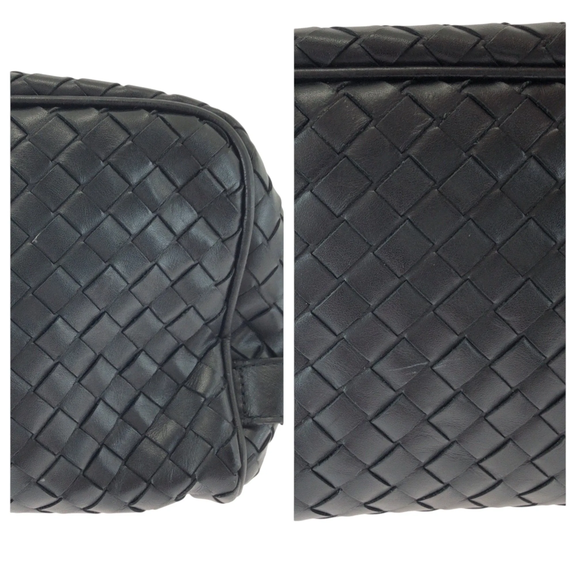 Bottega Veneta Leather Clutch Bag (Pre-Owned)