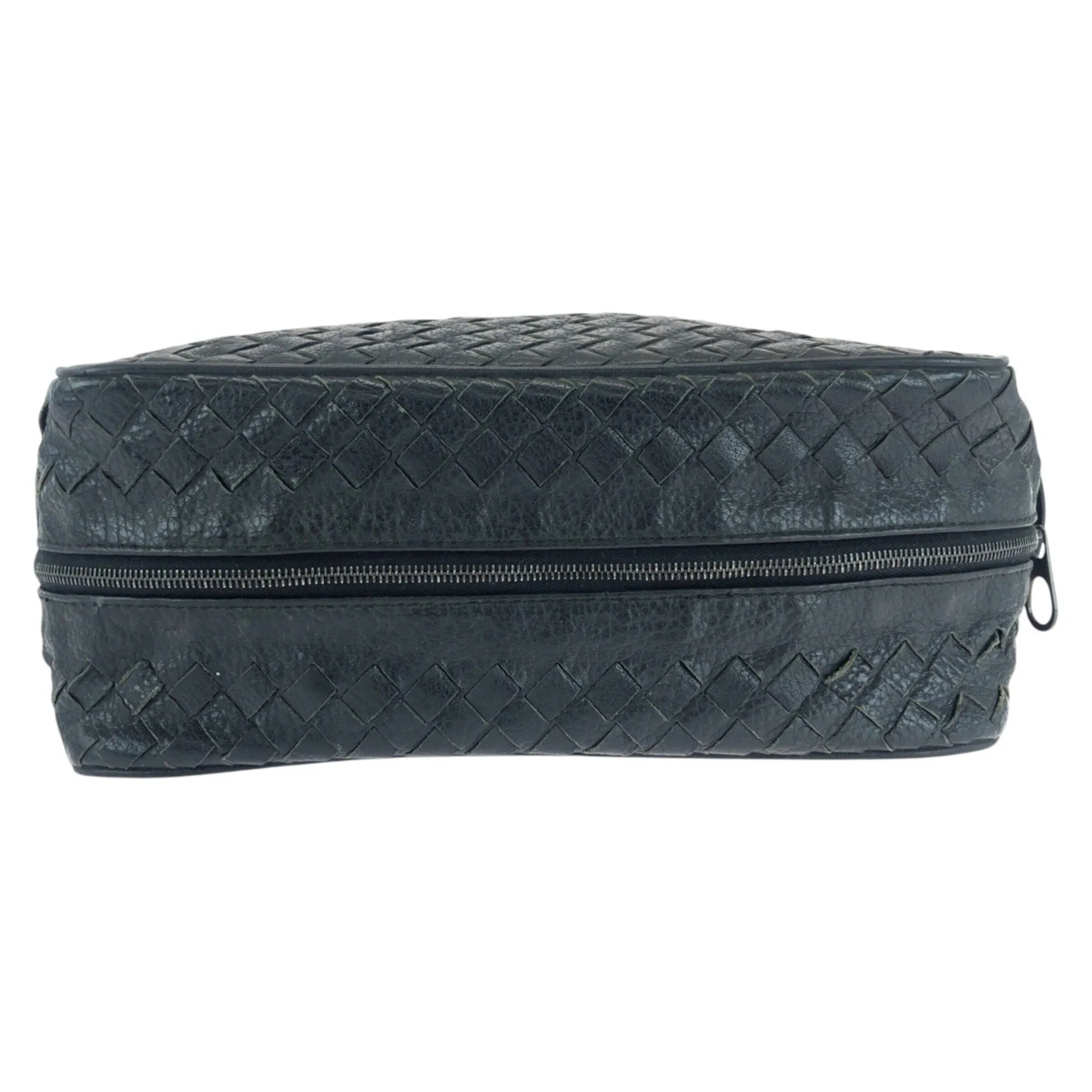 Bottega Veneta Leather Clutch Bag (Pre-Owned)