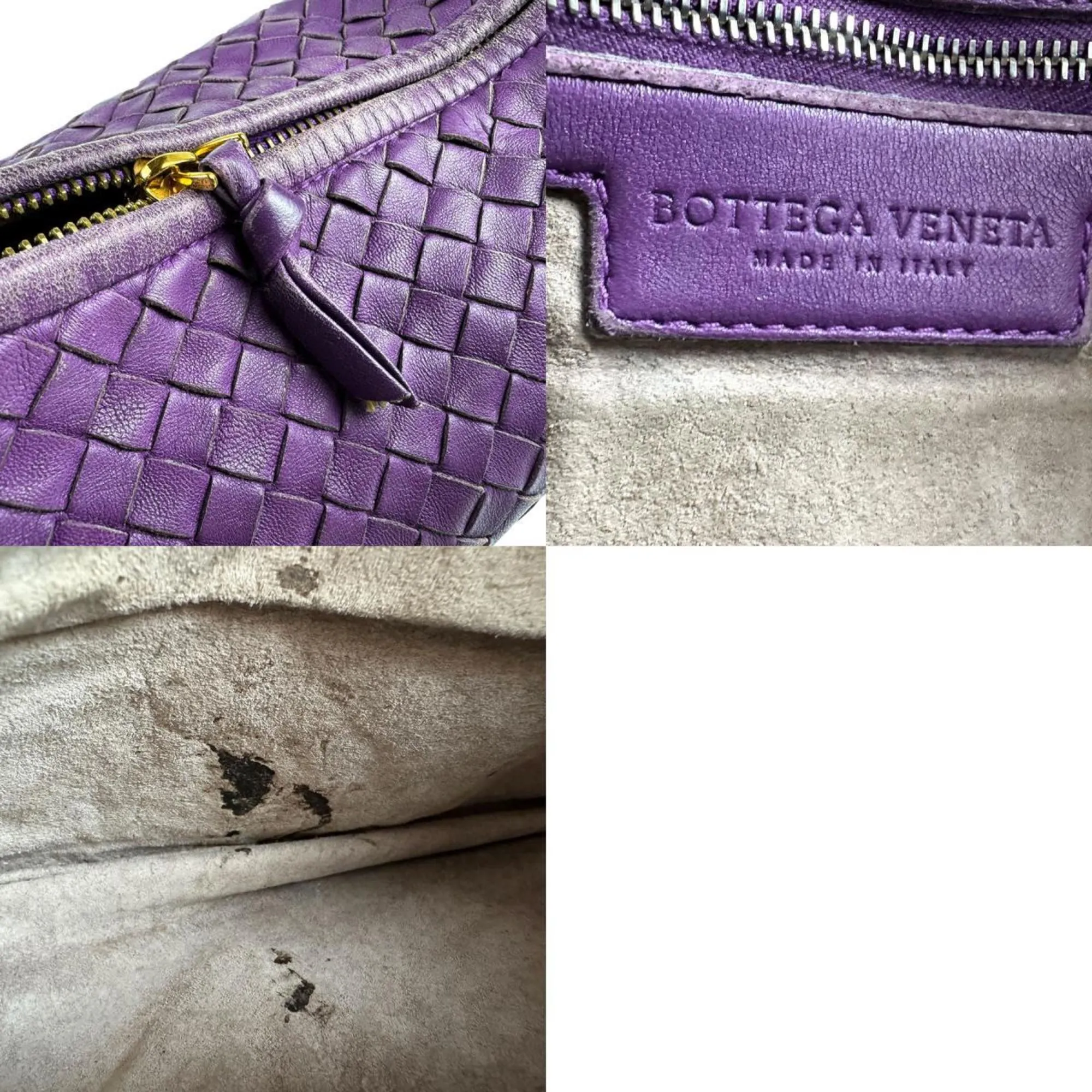 Bottega Veneta Leather Handbag (Pre-Owned)