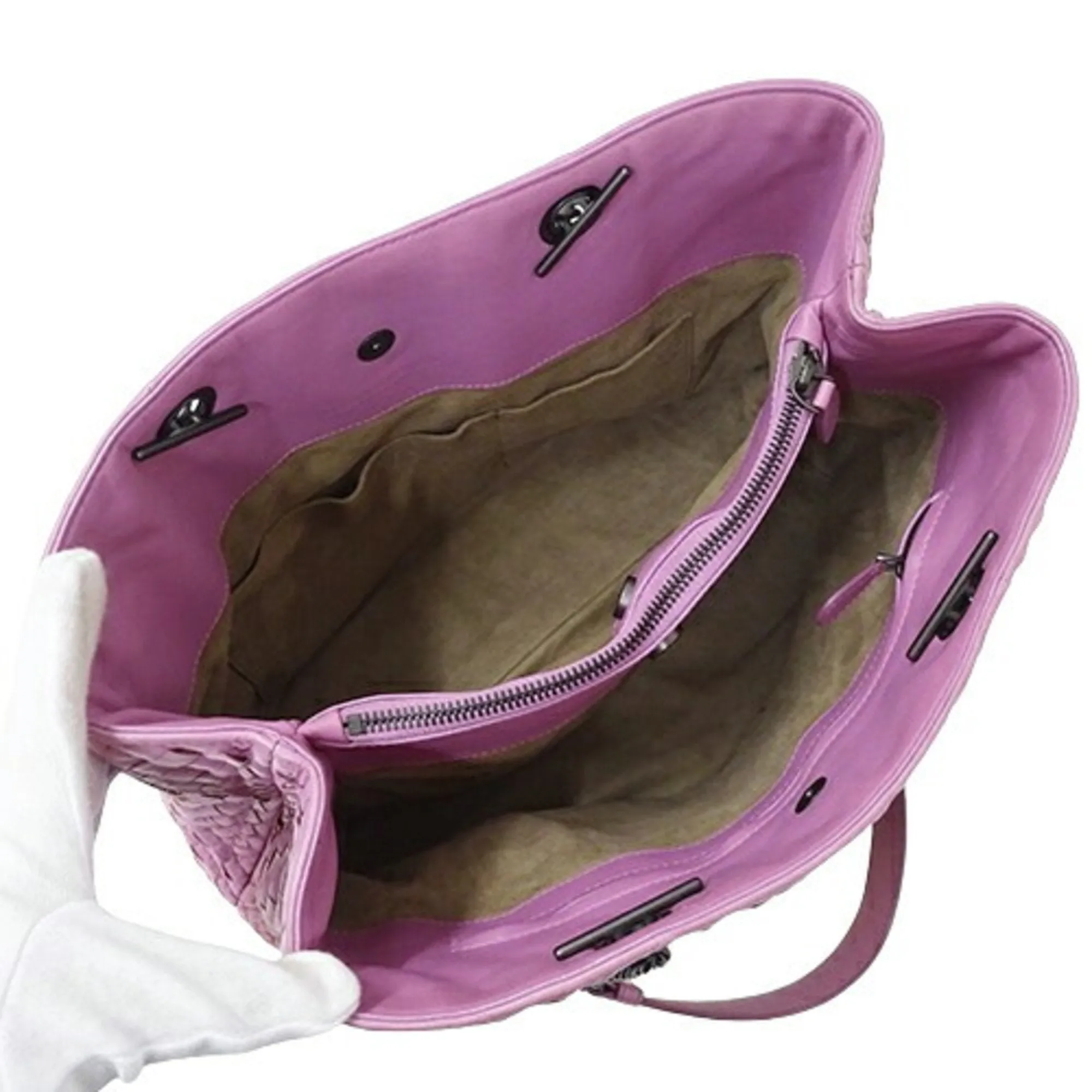 Bottega Veneta pink Leather Tote Bag (Pre-Owned)