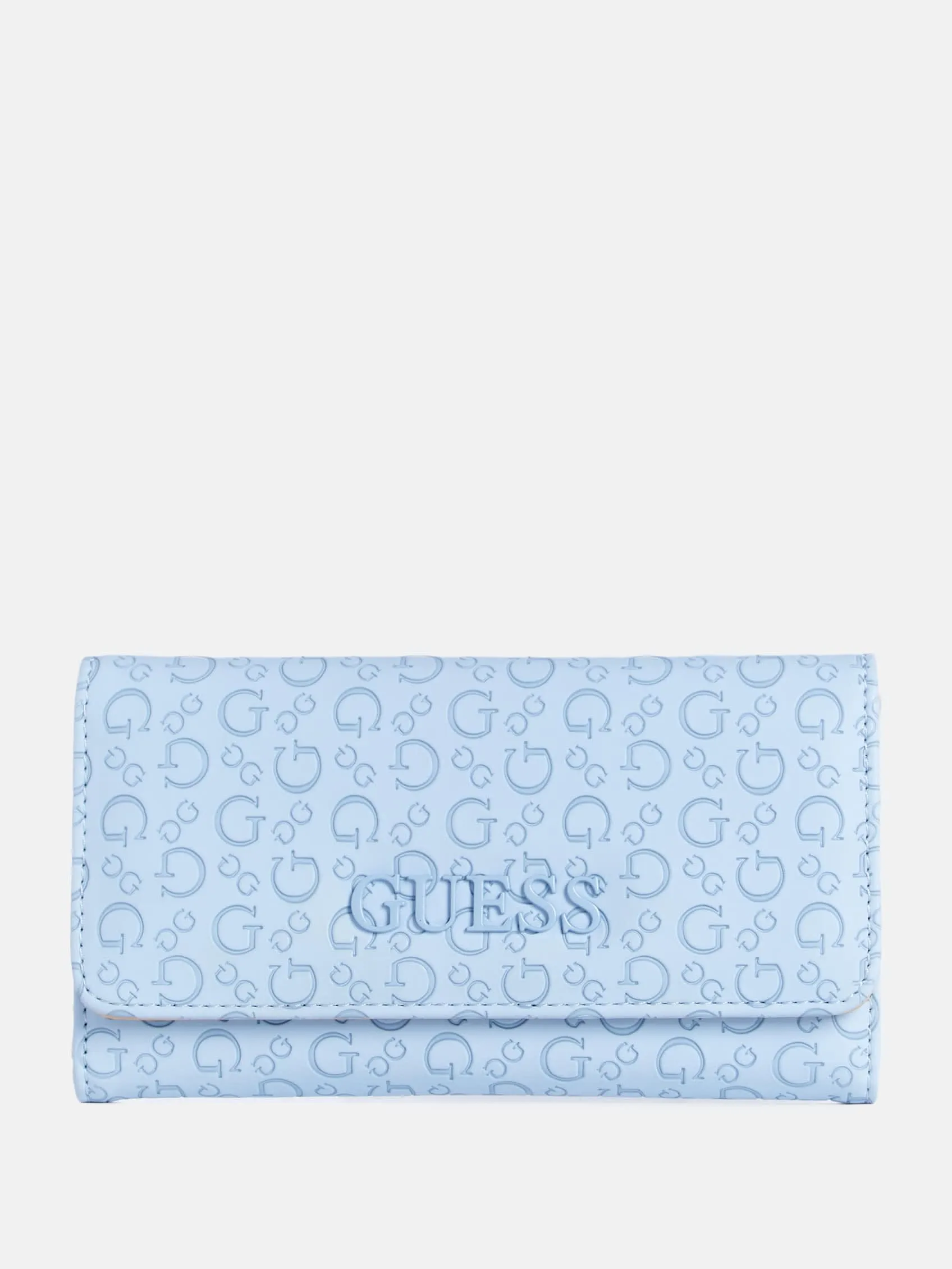 Bowie Debossed Logo Slim Clutch Wallet