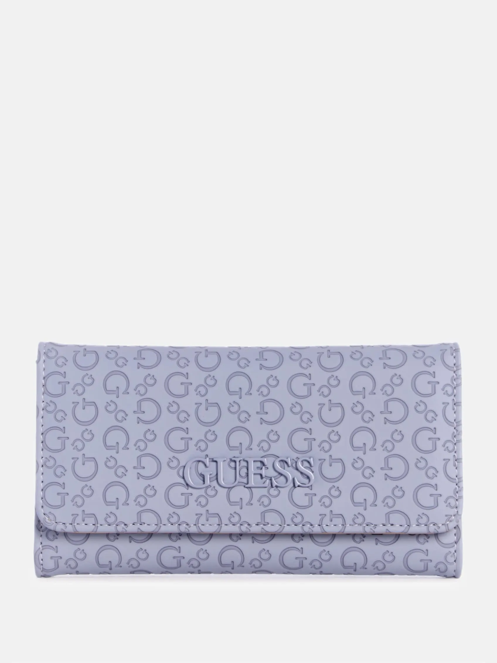 Bowie Debossed Logo Slim Clutch Wallet
