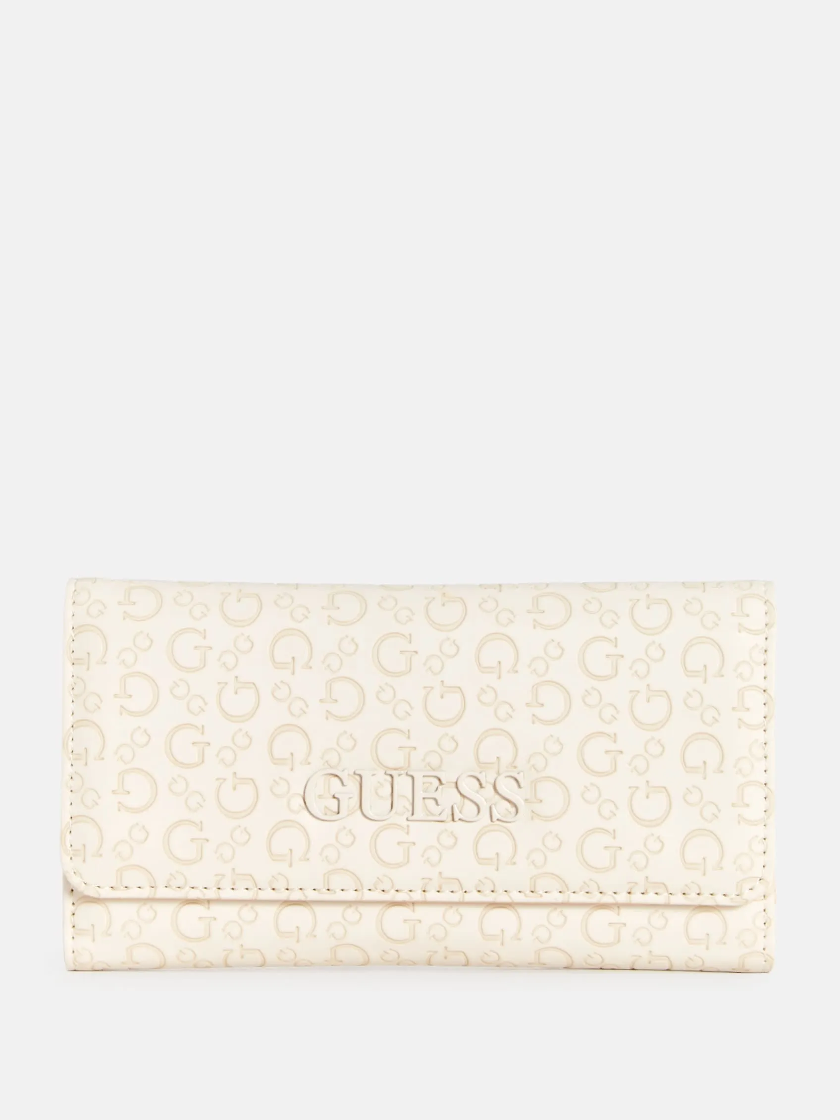 Bowie Debossed Logo Slim Clutch Wallet