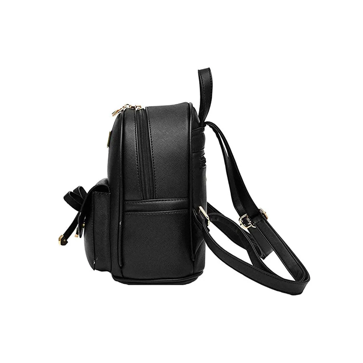 Bowknot Cute Leather Mini Backpack Purse for Women