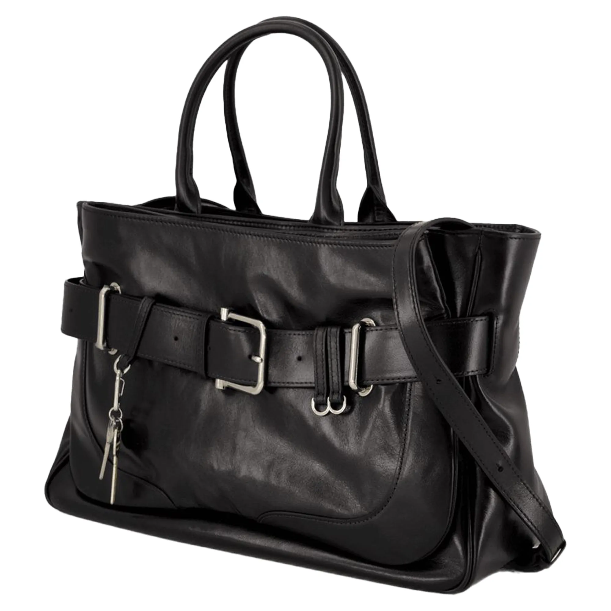 Brocle Shopping Bag - Osoi - Cotton - Black