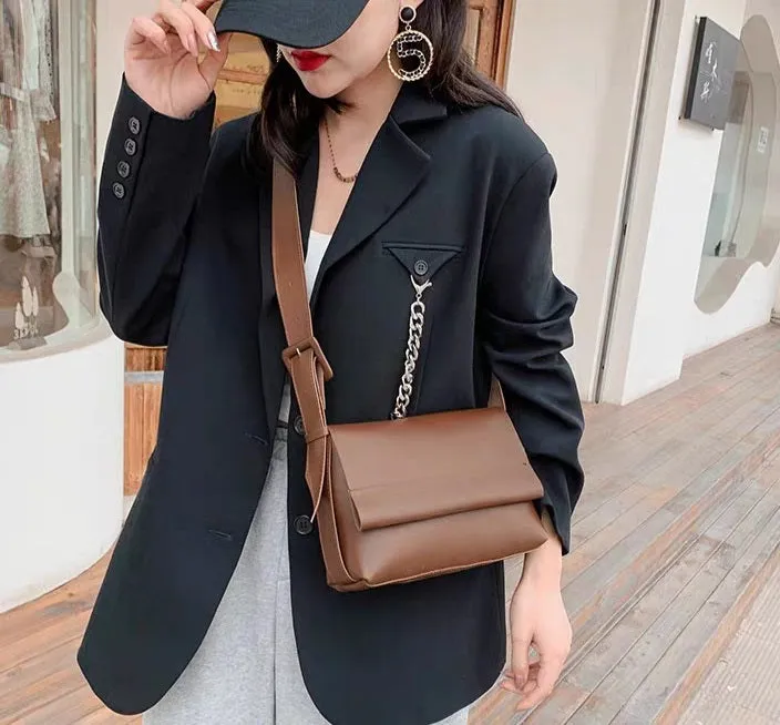 Brown Ladies Soft Leather Bag 603