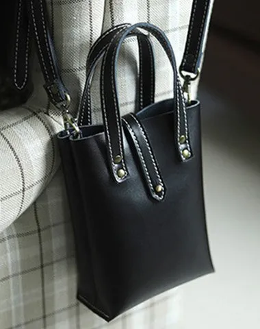 Brown LEATHER Small Cute HandBag WOMEN SHOULDER BAG Small Crossbody Purse FOR WOMEN