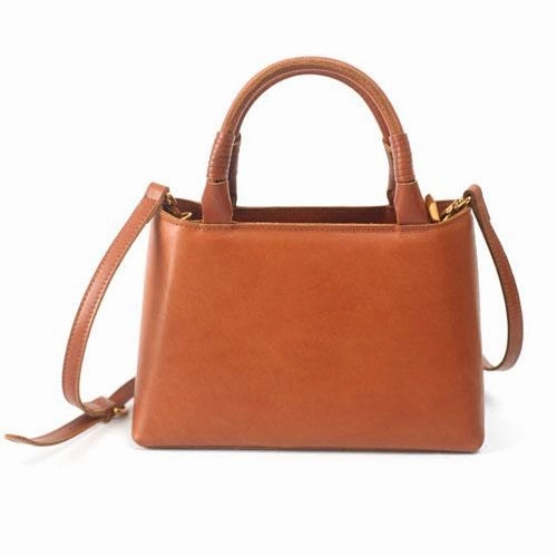 Brown Womens Leather Satchel Handbag Purse Small Structured Handbag Satchel Purse for Ladies