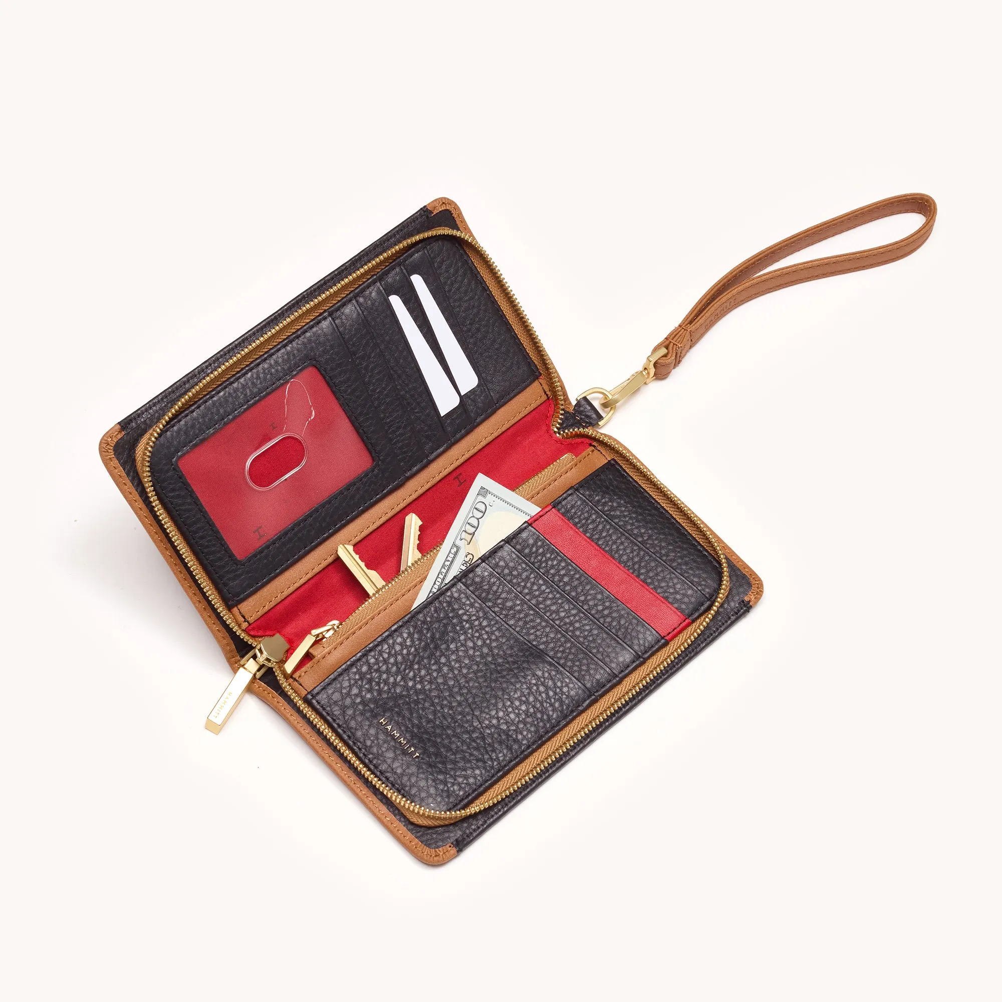 Bryant Wallet | North End/Brushed Gold