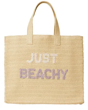 BTB Los Angeles Just Beachy Straw Tote