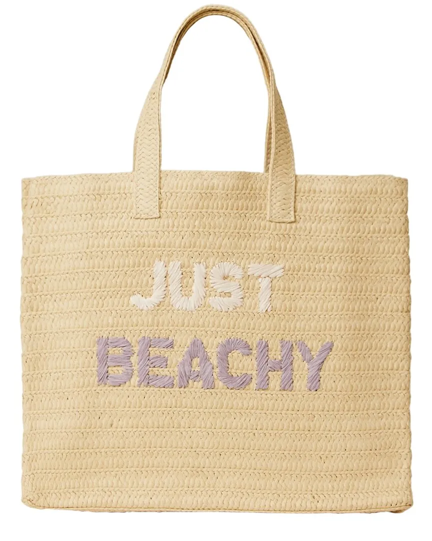 BTB Los Angeles Just Beachy Straw Tote